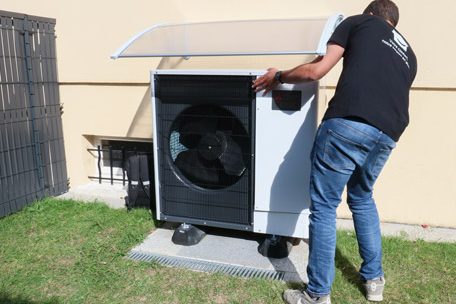 Mise en place d'une pompe à chaleur Bosch à Landerneau